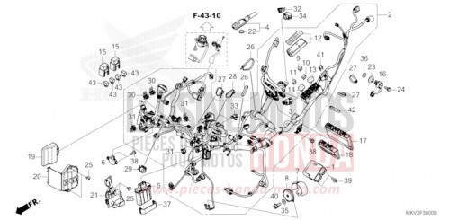 WIRE HARNESS NSS750R de 2024